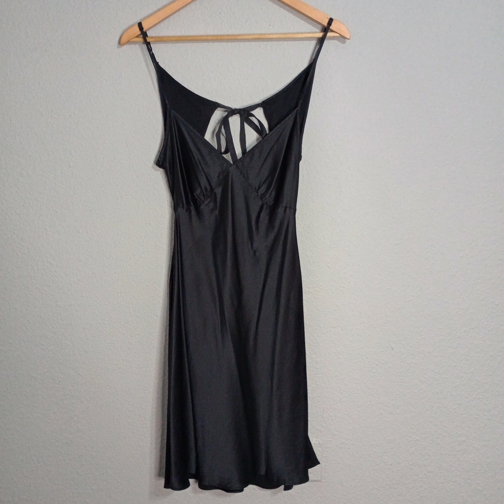 Y2K Vintage Victoria's Secret Washable Silk Open Back Mini Slip Dress